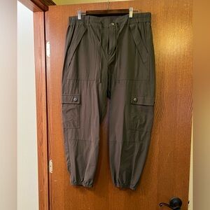 CAbi Women's Utility Joggers - Deep Brown